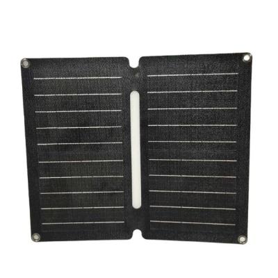 Carregador de bateria recarregável solar dobrável de 21 W para aventuras ao ar livre