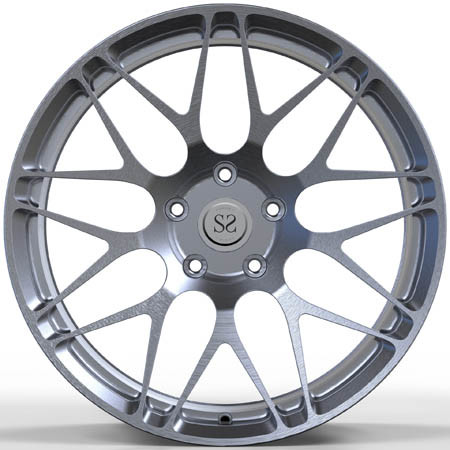 21 дюйм расположил ступенями черноту 5*112 филировал выкованные колеса сплава для McLaren