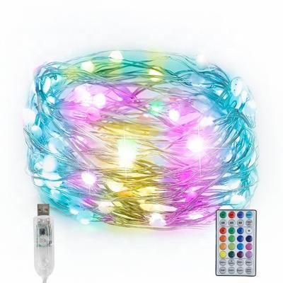 20m Length 5V USB String Lights 150 LED Multi Coloured Christmas Tree Lights