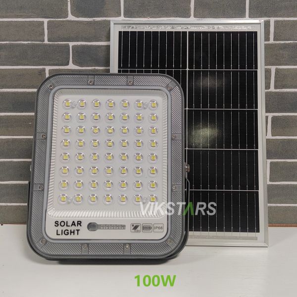 Battery Replaceblae 60w 100w 200W 300w Solar Flood Lights With PC Lens