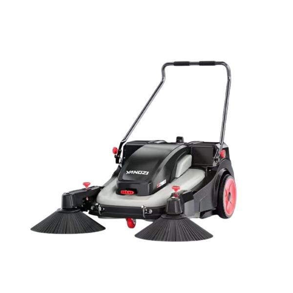 Pure Electric Energy Type Hand Push Multi-Function Power Tiller Cleaning Machine Home Floor Scrubber Sweeper