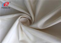 Tissu blanc de Spandex du bout droit 85% Ployester 15% de Lycra de couleur pour des vêtements de sport