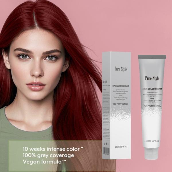 Philippines Herbal Natural Hair Color Cream Long Lasting 47 Colors For Salon OEM Available Hair Dye Factory