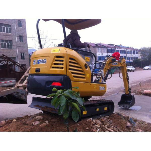 Construction 6ton Mini Wheel Excavator Bucket Capacity 0.044CBM Pilot Control hot selling