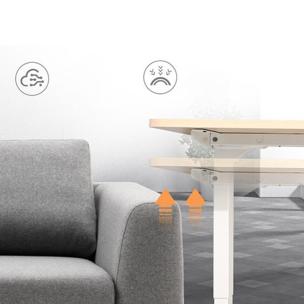 Adjustable Electric Height Study Table for Home Office Design Library Boardroom Reading Table