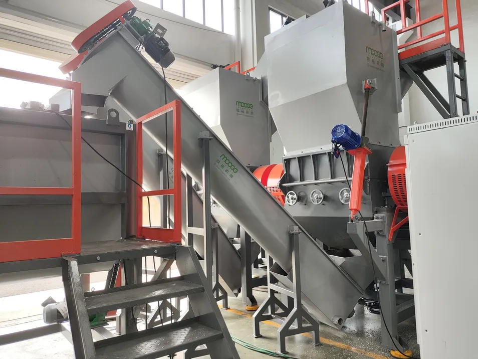 High Capacity Automatic PET Recycling System Plastic Bottle Recycling Machine