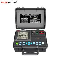 probador de 5Tohm Max High Voltage Digital Insulation para el sistema de distribución del poder
