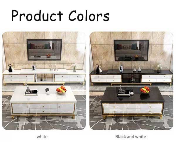 A mobília da sala de visitas da venda da fábrica ajusta mesas de centro do centro do metal