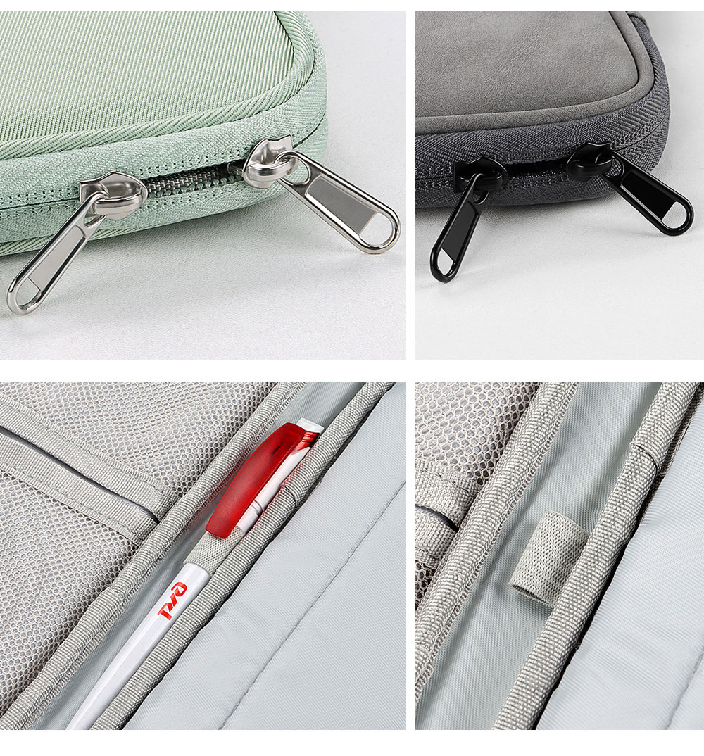 For Laudtec Custom Logo 13.3 Inch Macbook Sleeve Case Waterproof Nylon Laptop Handbag Portable Business Travel Bag Shockproof Wholesale OEM/ODM/Private Label