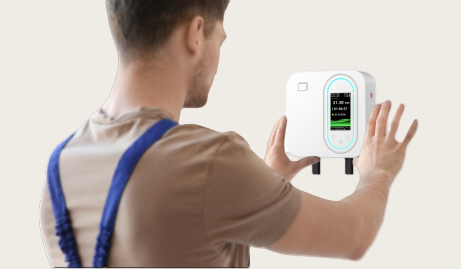 22 кВт трехфазная быстрая зарядка Smart Home Wallbox сертифицированный CE Настенное зарядное устройство для электромобилей IP65 водонепроницаемая поддержка Подключение RFID / WiFi / Bluetooth Доступно в белом и черном цветах