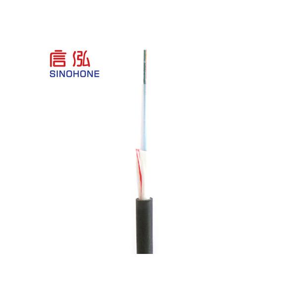 Unitube Central Structure Bulk Outdoor Fiber Optic Cable , 12 Core Fiber Cable