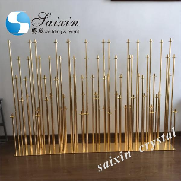 Горячая продажа новый дизайн 3 шт. набор белого акрилового фона для украшения свадебной сцены