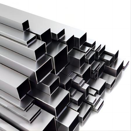 Polished 6063 Aluminum Alloy Square Tube 3mm Thickness Used For Decorations