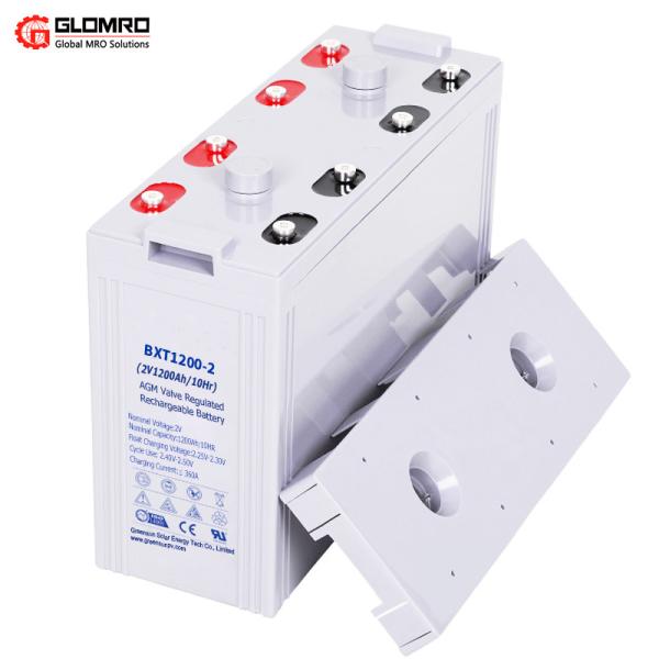 Sealed Type Lead Acid Storage Battery 2V 1200Ah For Solar Energy System
