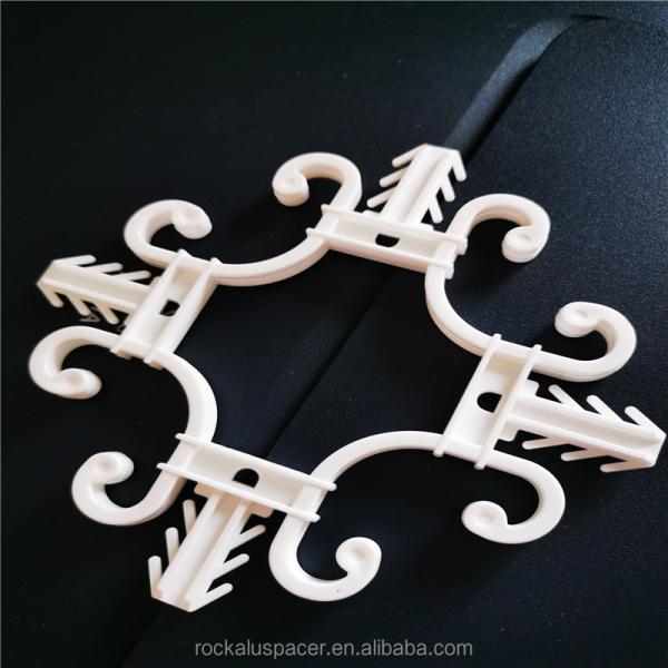 8*18mm White Color Georgian Bar For Double Glazed Windows Flower Windows Accessories