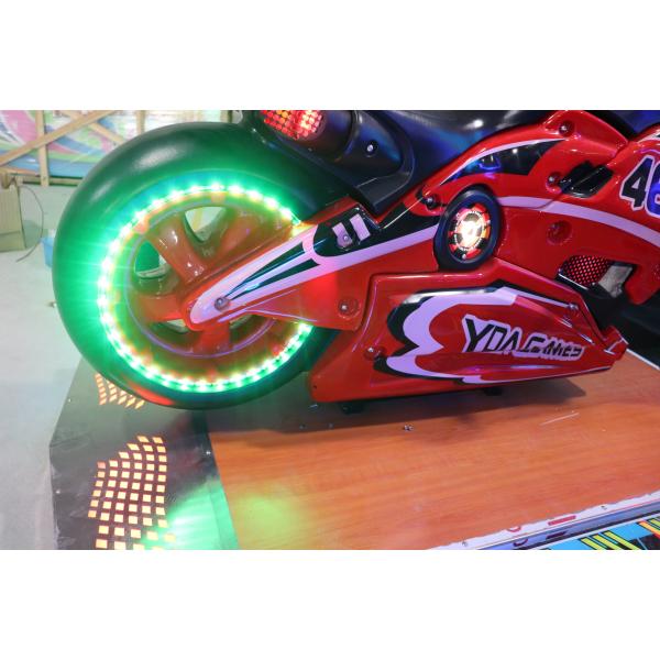 Super Motor Bike Racing Arcade Machine D2400 * W2450 * H2500mm Size 300W Power