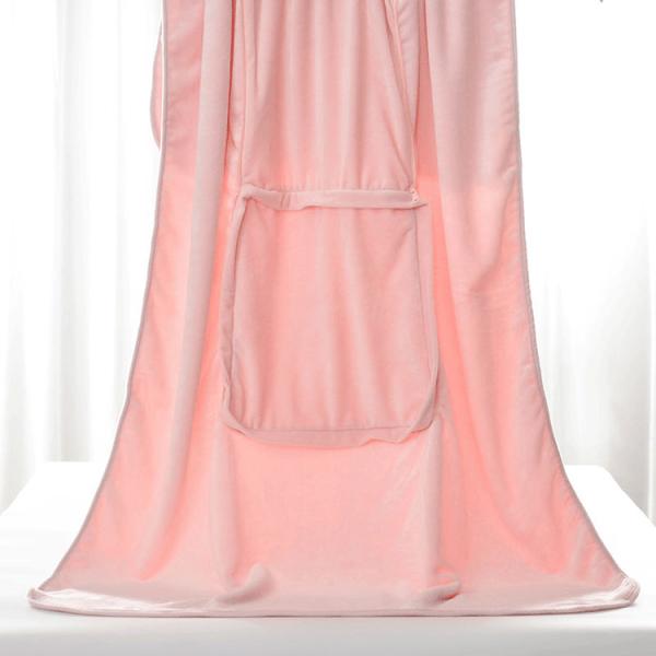 Warm 100 Micro Fleece Blanket Breathable 2 In 1 Blanket