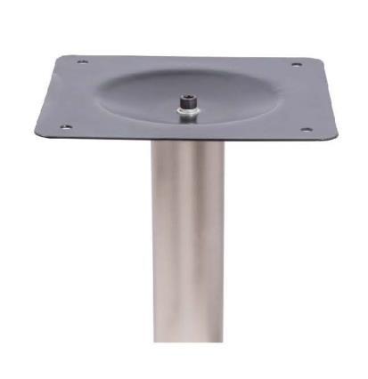 ISO9001 Metal Table Legs Round Modern Patio Table Base Dia 560mm Stainless Steel