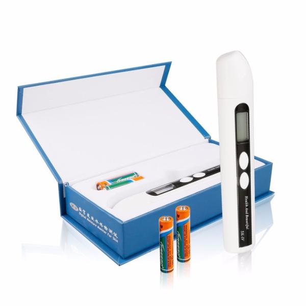 Fluorescent Light Pen Digital Skin Analyzer Skin Elasticity Moisture Oil Meter