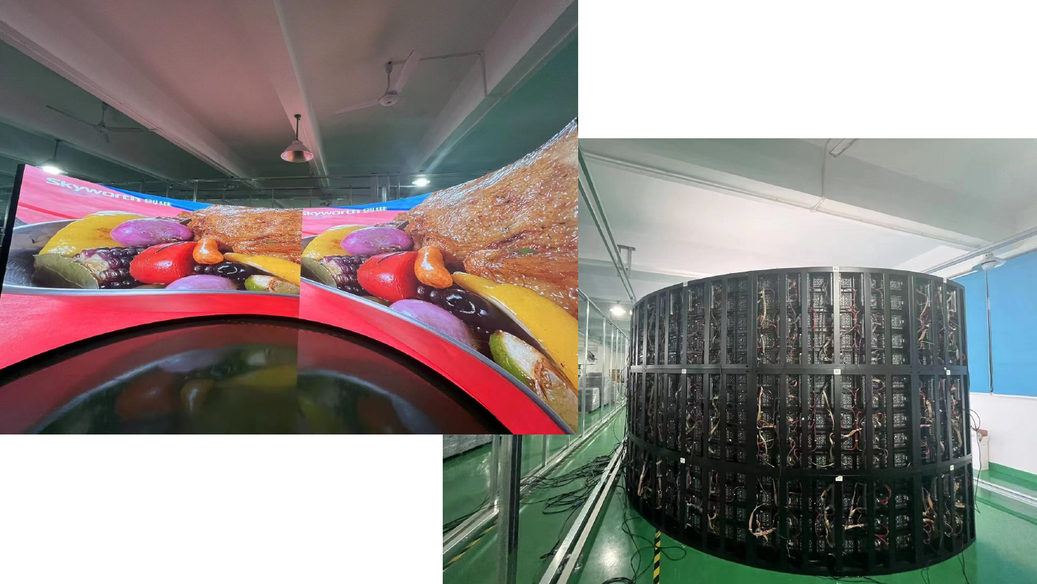 P2mm Pixel Pitch Flexible LED Display Modules With Lightweight Design And High Adaptability For Creative Installations