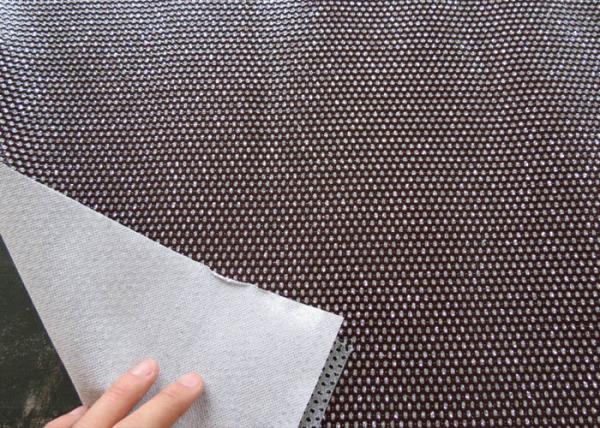 1.38m Width Faux Perforated Leather Fabric For Shoes Bags Clothing