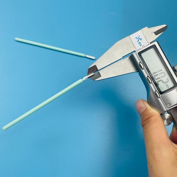 Disposable Polyester Tipped Swabs 1mm Cloth Head 100pcs/Bag