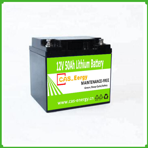 Long life lifepo4 lithium battery 12v 50ah li-ion battery for solar light