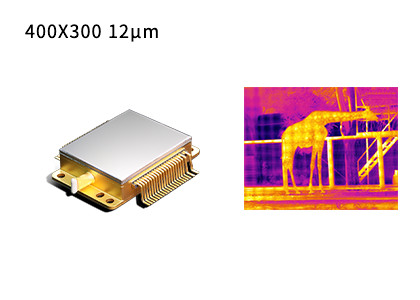LWIR VOx Microbolometer Uncooled Infrared Detector 400x300/12μm for Thermography