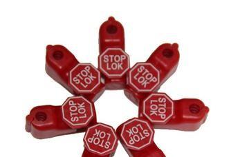 COMER china factory supply stoplok / stop lock / stoplock for shelf  hook stopper for mobile accessories
