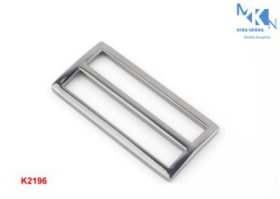 Curved Double Loop Metal Slide Buckle 50mm Inner Size Polished Rustproof