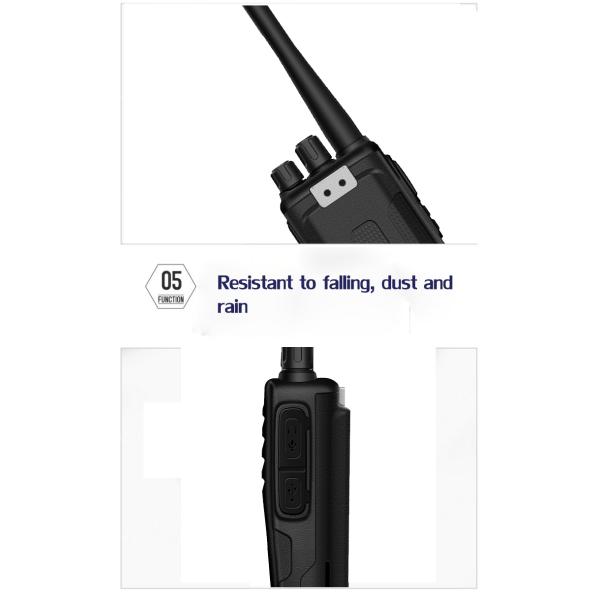 Digital Mobile Radio Handheld UHF High Power Walkie Talkie with 2.5ppm Frequency Stability