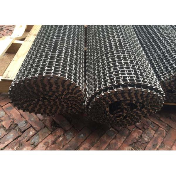 304 316 316L 430 310 Stainless Steel Wire Mesh Conveyor Belt With Chian Alkali Resistant
