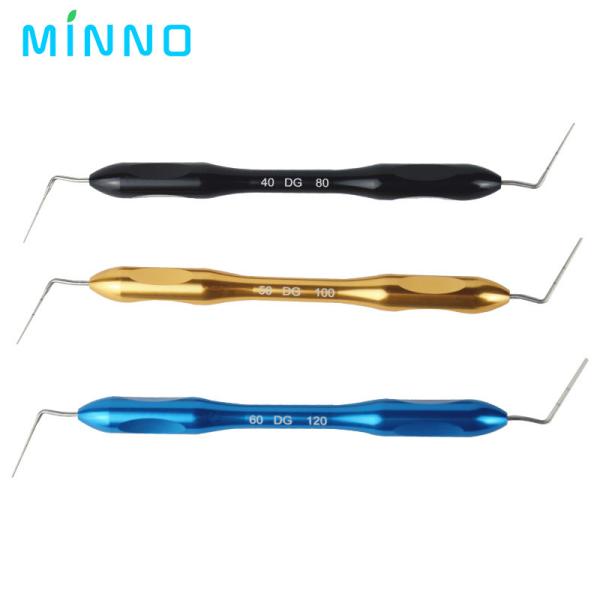 0.4mm 0.5mm Endodontic Hand Plugger Endo Dental Accessories Blue Golden
