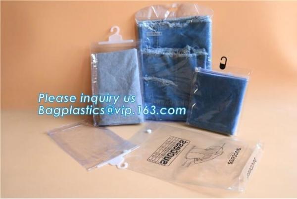 k Zipper Slider Bags Heavy Duty, MultiFunctional clear zipper slider pvc bikini packing swimming bag, frosted swim
