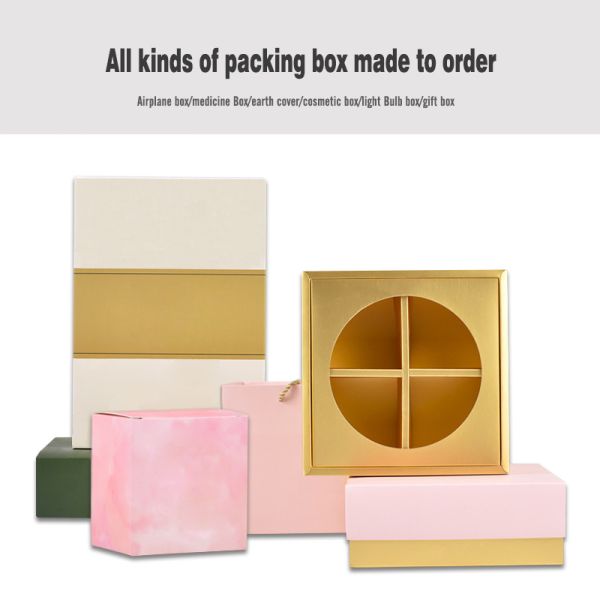 Wrapping Pink Corrugated Gift Box For Mailing Shipping Storage