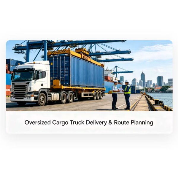 Sea DDP Truck Delivery Service Shipping To Thailand FCL Oversized Industrial Heavy Cargo