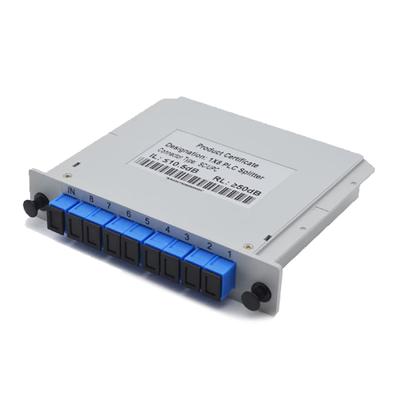 Caixa de Mini Plug Fiber Optic Splitter do divisor do PLC da gaveta do SC UPC do 1:8