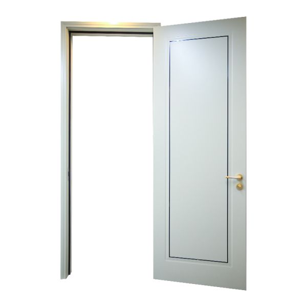 Sound Insulation Solid Wood Interior Doors Contemporary Finished Design