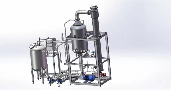 Stainless Steel Multi-Effect Falling Rising-Film Evaporator for Gelatin Direct Supply