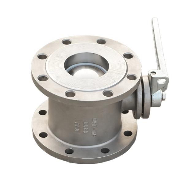 DN80 Diámetro Nominal 3 Pulgadas Válvula de Bola Redonda de Acero Inoxidable para Venta Directa de Cisternas de Combustible