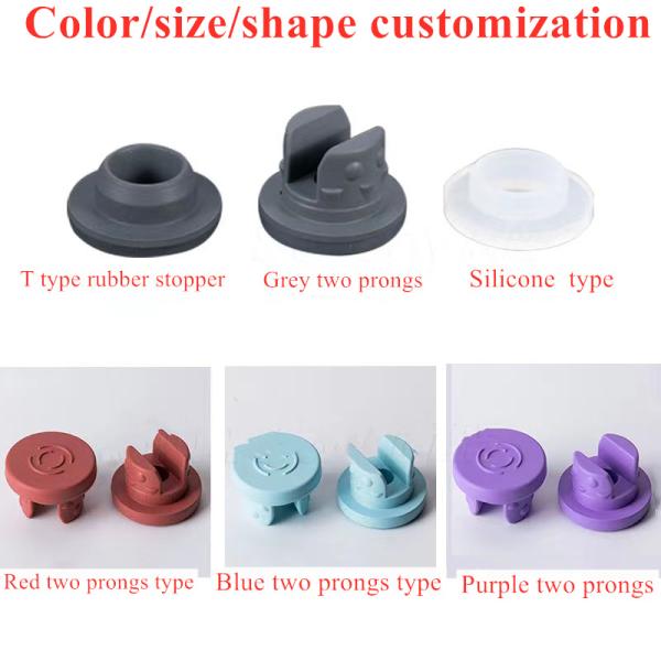 28mm 32mm Ethylene Oxide Sterilized Medical Consumables Bromo Butyl Rubber Stoppers for Glass Injection Vial