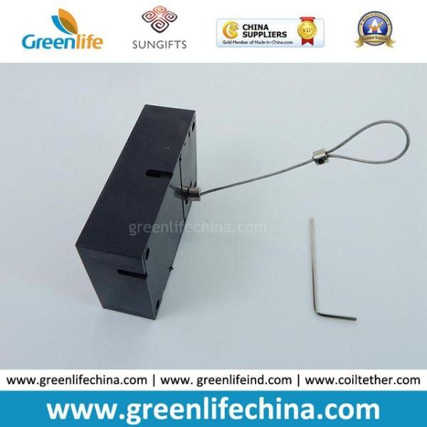 Back Side Cable Outlet Cube Plastic Anti-Theft Retail Display Holder