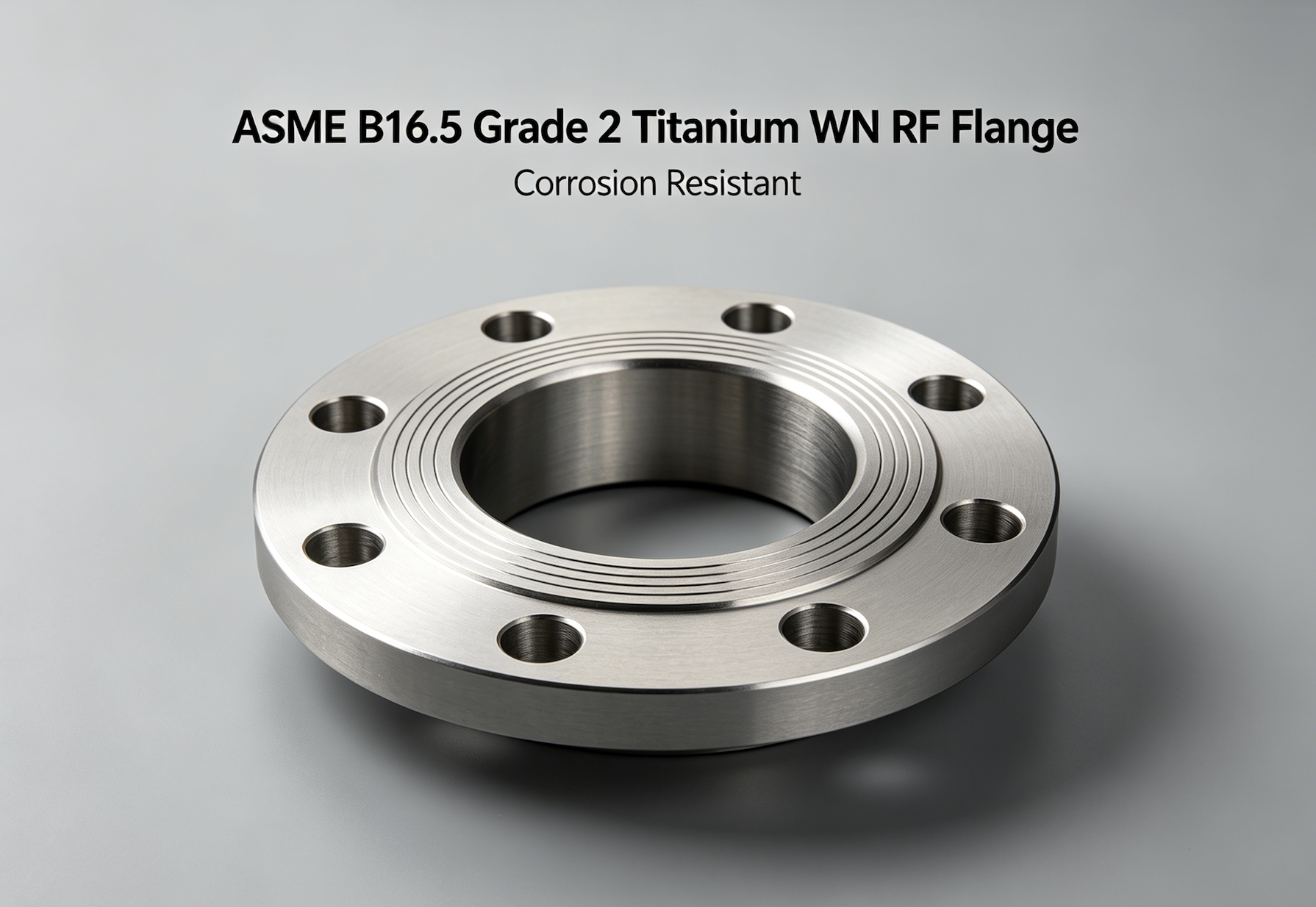 ASME B16.5 Grade 2 Titanium WN RF Flange - Corrosion Resistant