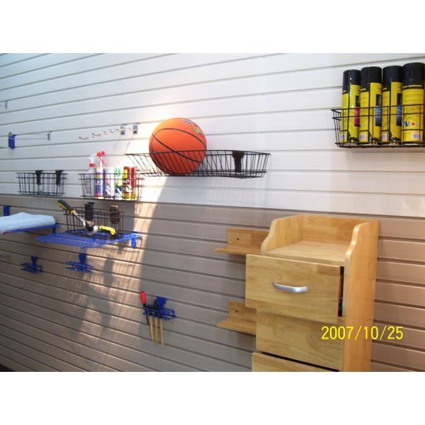 Scratch Resistant Plastic Slatwall Accessories Suitable For Outdoor