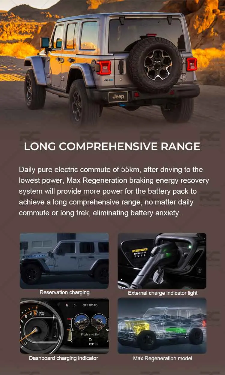 Gas Car Jeep Wrangler 8AT 2.0T Engine Off Road SUV