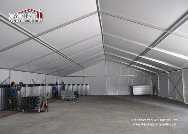 da construção de alumínio branca do PVC da planície do medidor 10x12 barracas industriais do armazenamento