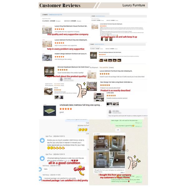 Classic Luxury Villa Home Furniture Bedroom Sets Modern Double Bed Room Wooden Frame Complete king Size Bedroom Furniture Set