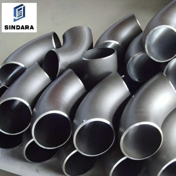 Welded Seamless Steel Pipe Fittings 1/8 NB - 48 NB Short / Long Radius Elbow