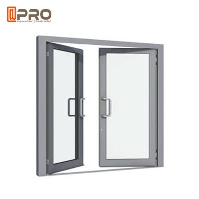 Janela de batente de alumínio cinzenta do som de Grey Modern Aluminum Casement Windows e da isolação térmica