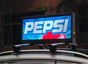 Remote Control Double Sided Fullcolor Sign Taxi Top Led Screen Advertising Waterproof